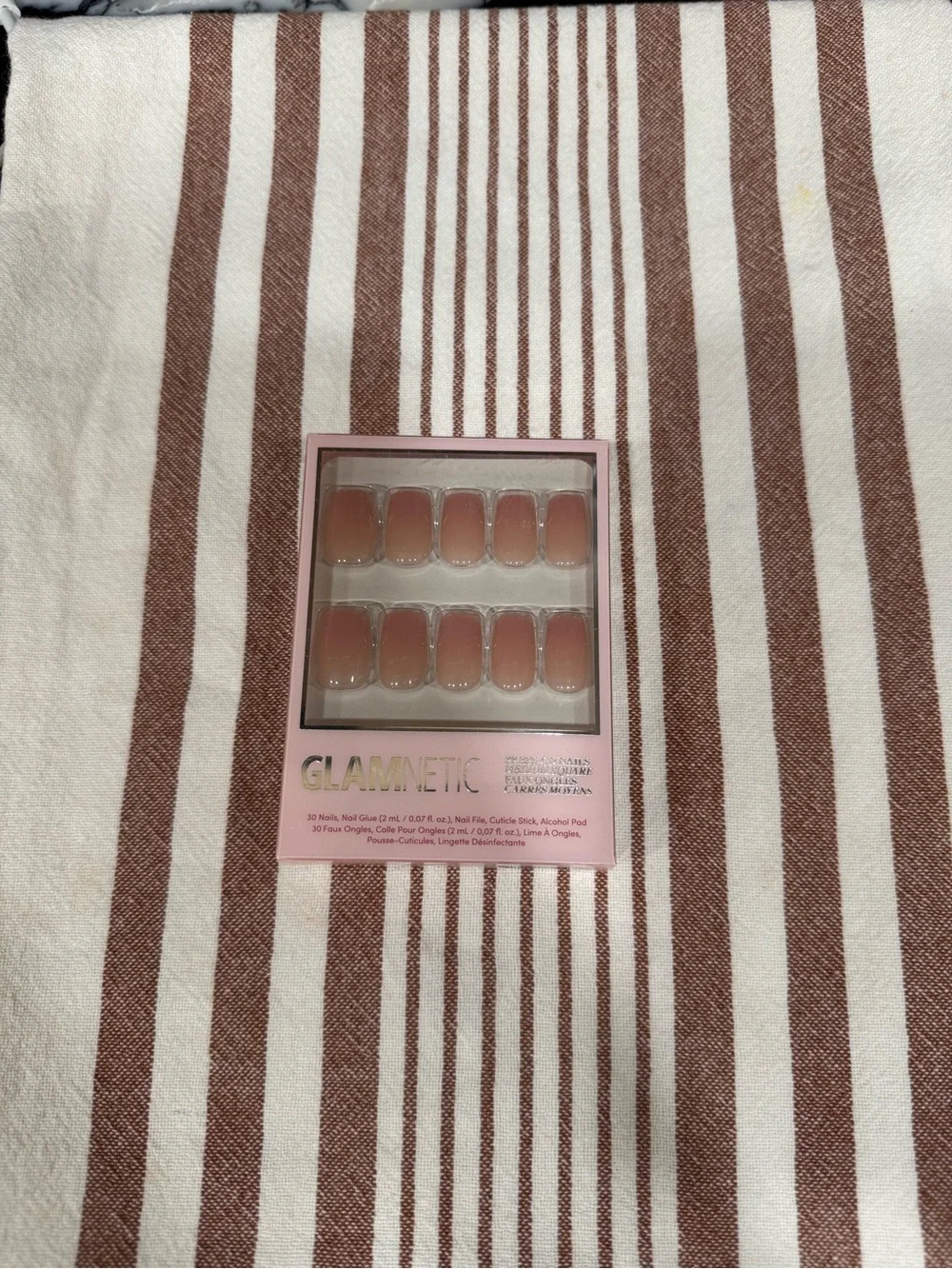 GLAMNETIC Press-On Nails - Set of 2 Square Shape